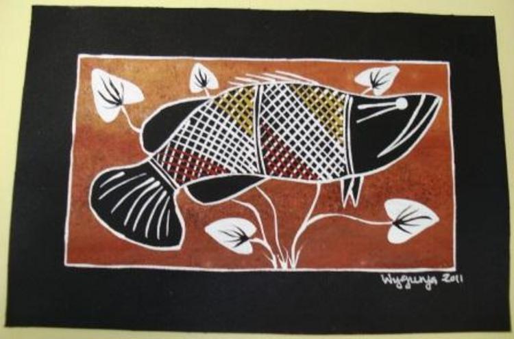 Aboriginal Art Barramundi