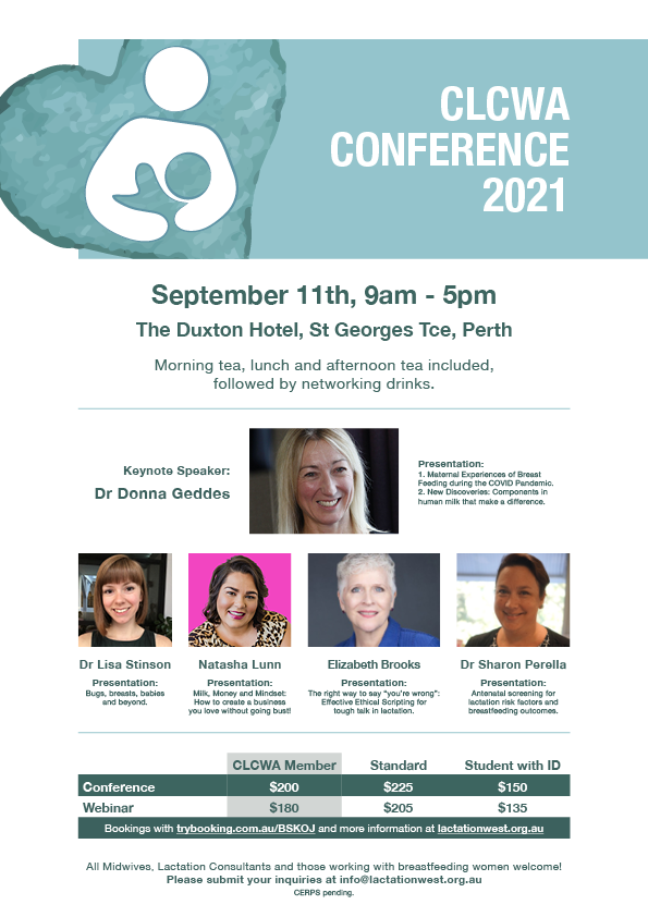 Conference breastfeeding help perthcollege of lactation consultants