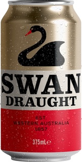 SWAN DRAUGHT 24 x 375ML CANS CARTON