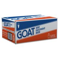 MOUNTAIN GOAT, GOAT LAGER 4.2% 24 x STUBBIES 375ML