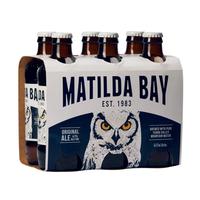 MATILDA OWL ORIGINAL ALE 6 PACK x 375ML STUBBIES