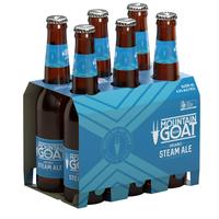 MOUNTAIN GOAT ORGANIC STEAM ALE 4.5% 6 PACK x STUBBIES 330ML