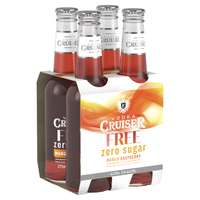 VODKA CRUISER FREE MANGO RASPBERRY 4 x 275ML STUBBIES