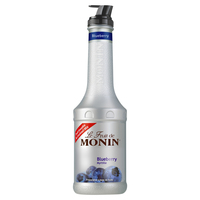 MONIN BLUEBERRY FRUIT PUREE 1 LITRE