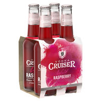 VODKA CRUISER WILD RASPBERRY 4 x 275ML STUBBIES