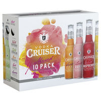 VODKA CRUISER MIXED 10 PACKS 275ML STUBBIES