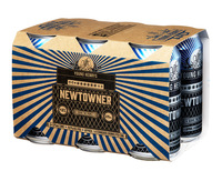 YOUNG HENRYS 4.8% NEW TOWNER LAGER 6 PACK x 375ML TINNIES