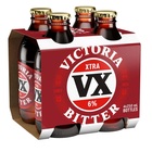 VICTORIA BITTER XTRA 6%  4 PACK 250ML STUBBIES