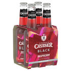 VODKA CRUISER BLACK 6.8% RASPBERRY 4 x 275ML STUBBIES