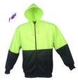 'Bocini' Unisex Hi-Vis Full Zip Hoodie