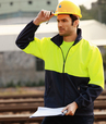 'Bocini' Unisex Hi-Vis Polyester Fleece with Full Zip