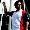 'Bocini' Unisex Breezeway Three Tone Polo