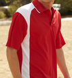 'Bocini' Mens Asymmetrical Polo